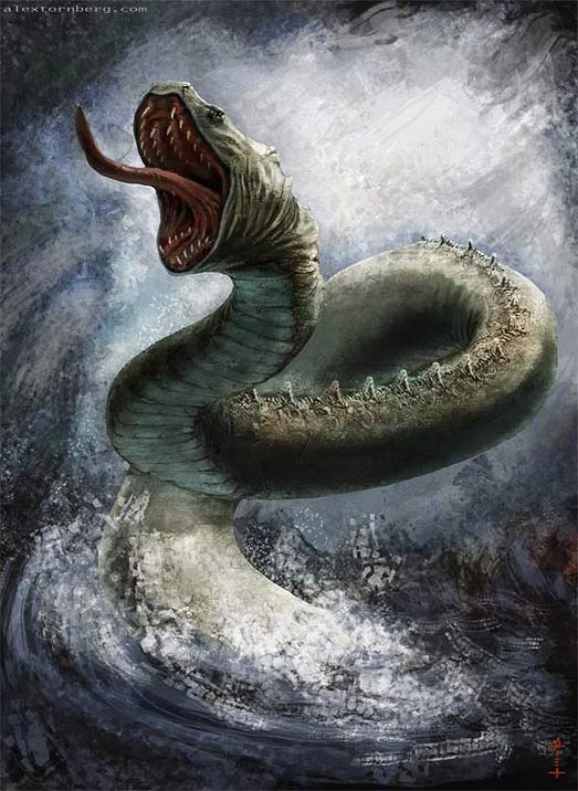 Uma imagem de Jormungandr